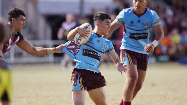 Keebra fullback David Bryenton in action last season - he made the state side.