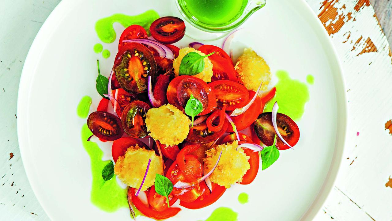 Guest chef Belinda Jeffery s recipe for a different Caprese salad