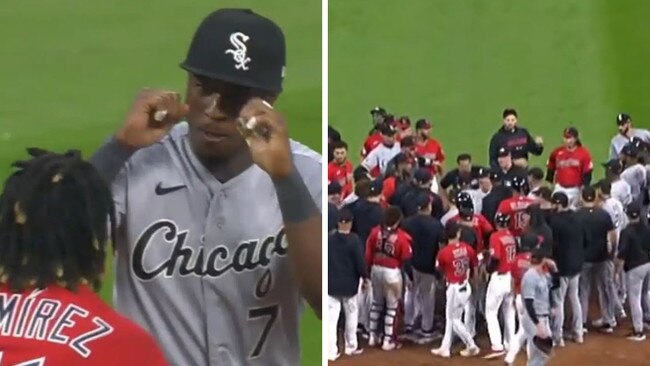 Jose Ramirez and Tim Anderson square off.