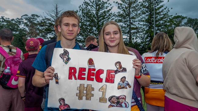 Brisbane Broncos training and fan day at Red Hill ahead of the Grand Final this weekend against Penrith.