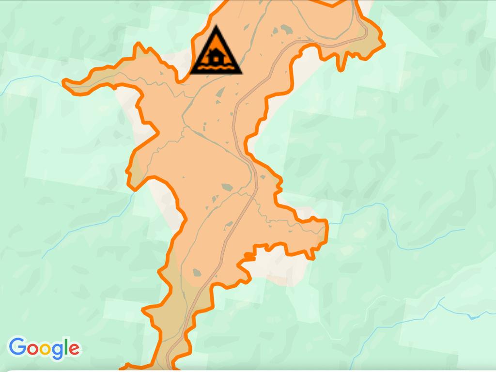 NSW floods: Suburbs at risk. Picture: Hazards Near Me NSW