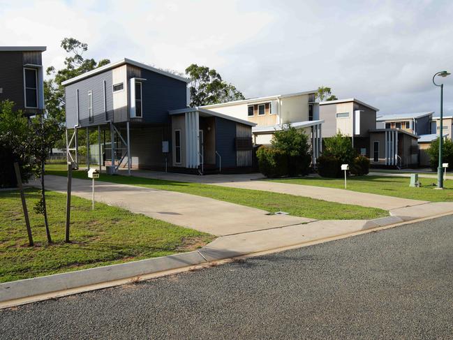 Hundreds of homes in Glenden sit empty.