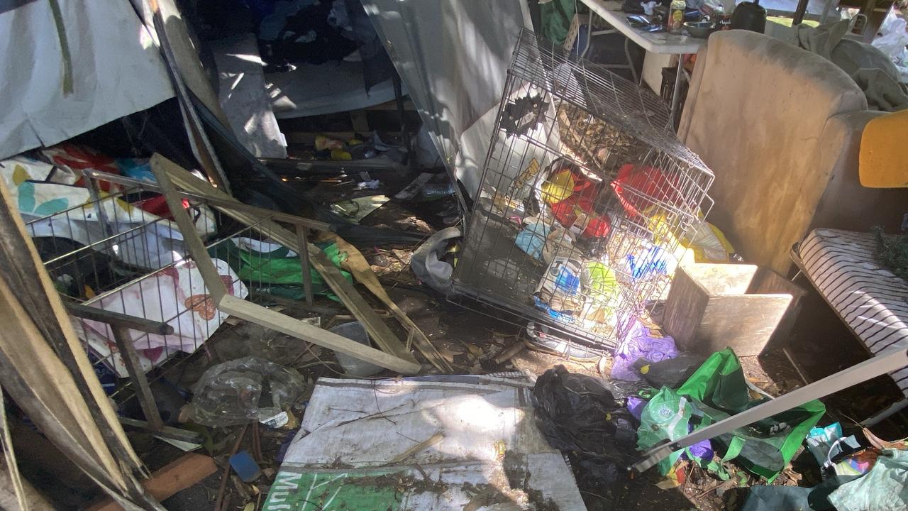 Homeless camp closes after locals erupt. Picture: City of Moreton Bay