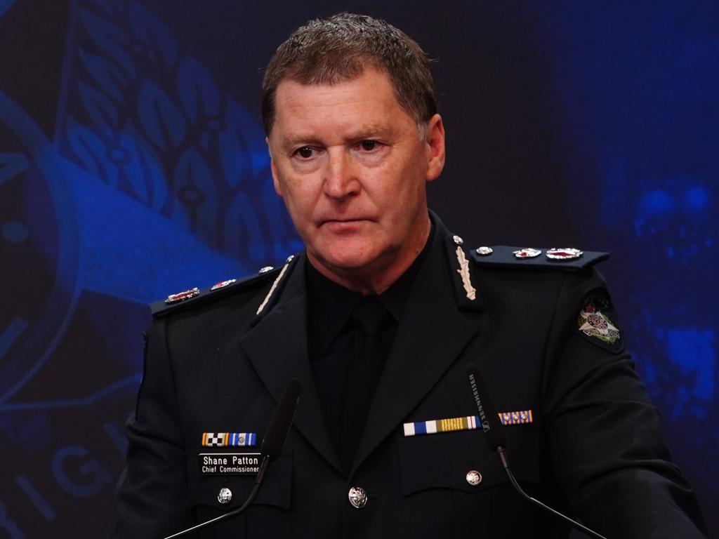 Former chief commission Shane Patton began exploring cost-cutting measures last year. Picture: Luis Enrique Ascui