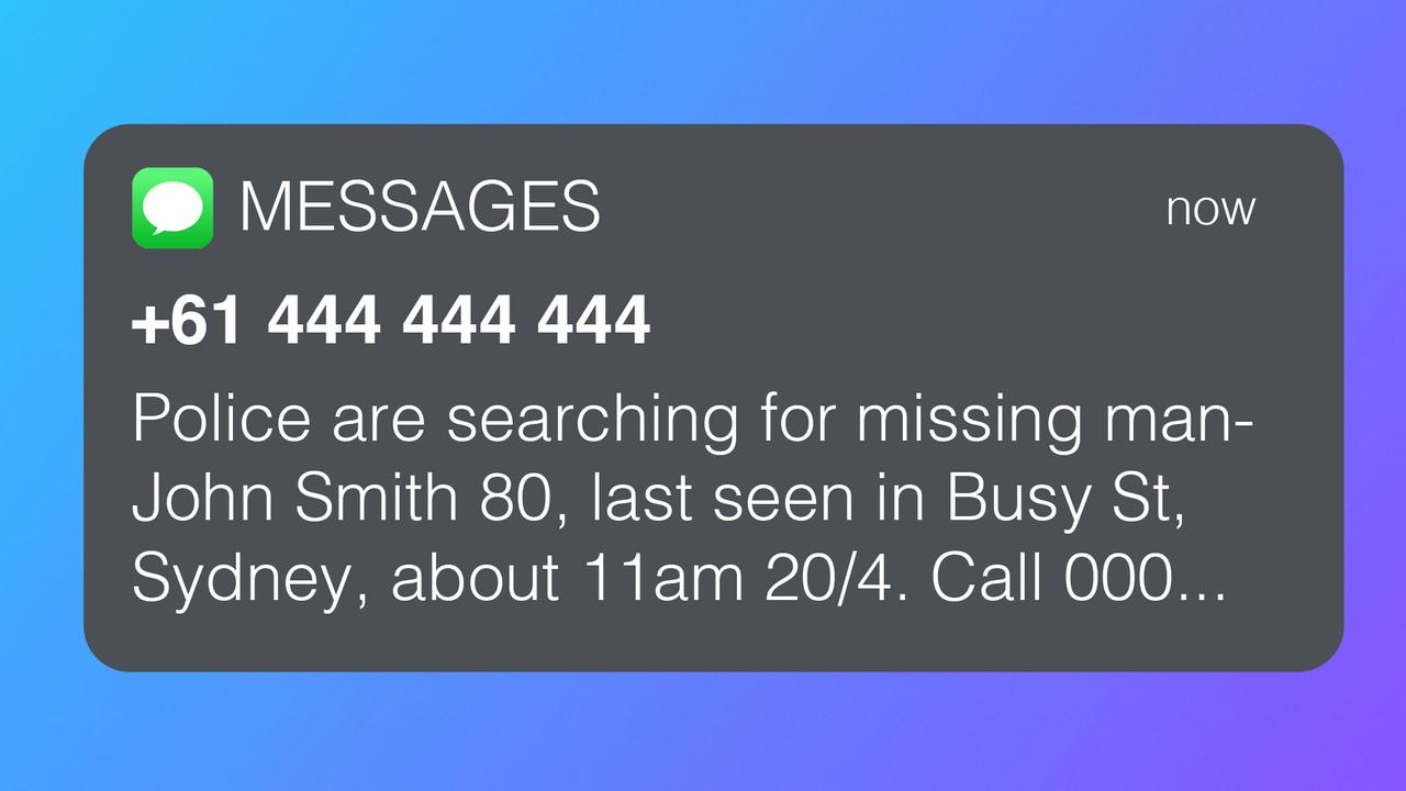 Nsw Police Missing Person Text Messages Similar To Scam Au