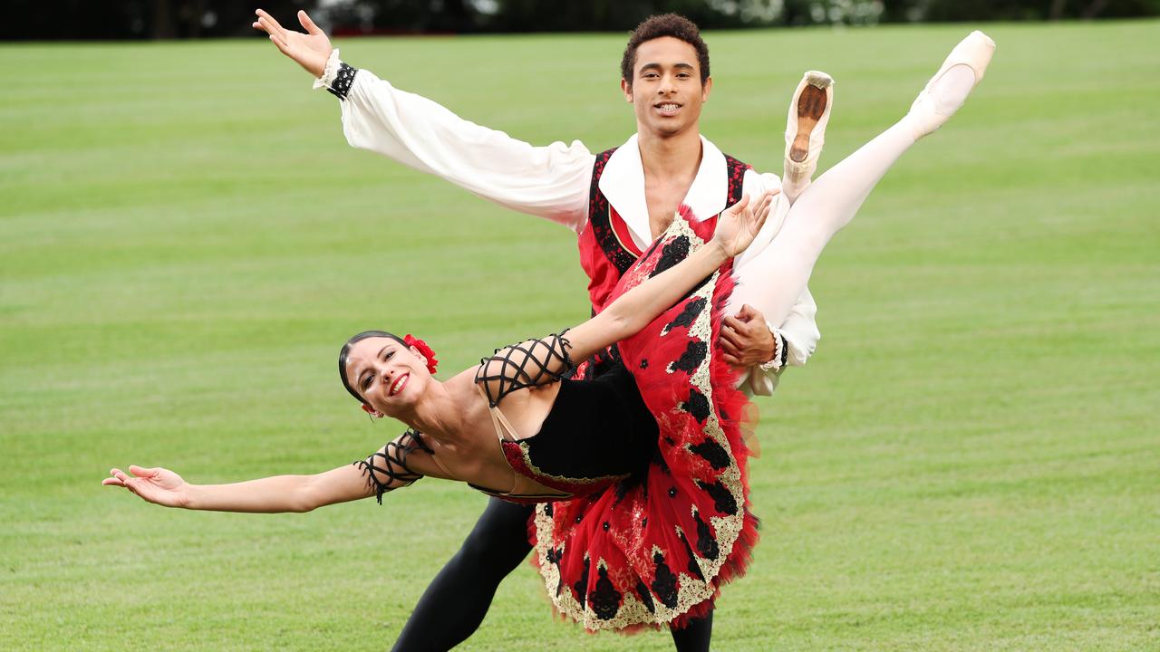 Queensland Ballet is on its way to Wide Bay as part of a regional tour. Pictured are Dancers Yanela Pinera and Patrico Reve at Riverstage. Photo Lachie Millard