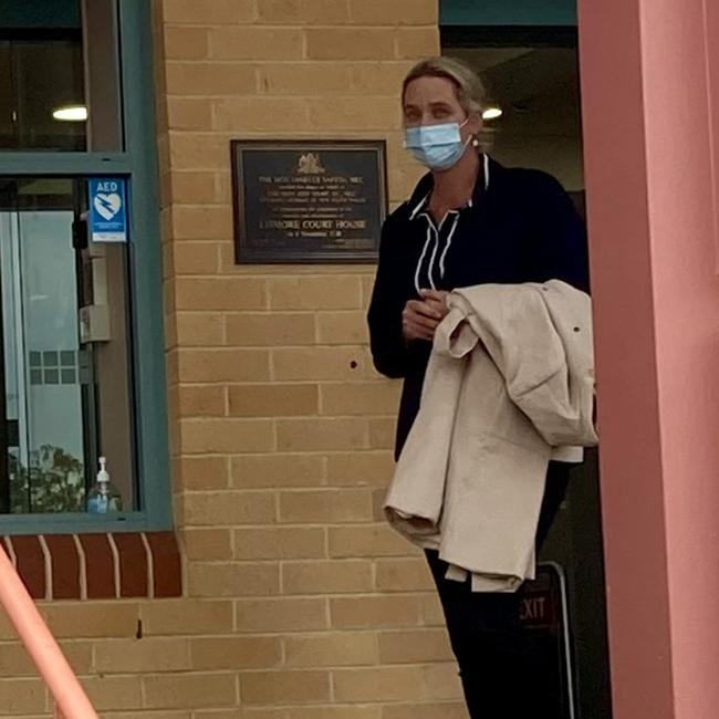 Lauren Grainger outside Lismore District Court