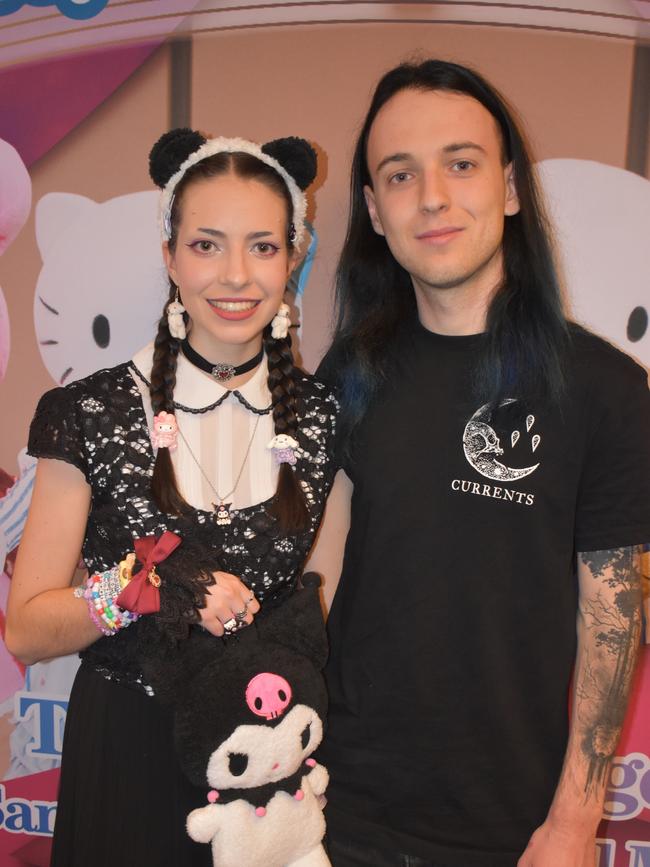 Bridget Palmer and Jonathon O'Neill at Hello Kitty’s Symphony Concert in Brisbane, Australia. Photos: Georgie Walker.