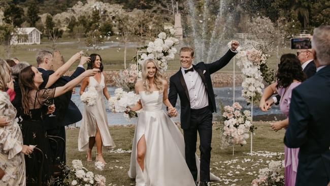The wedding of Grace Chesmond and Noah Honeywill. Pictures: Common Studios