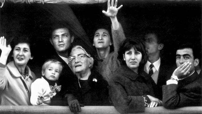 European migrants arrive by ship in Sydney in 1966. Sydney’s west has become home for several waves of migration. Picture: David Moore