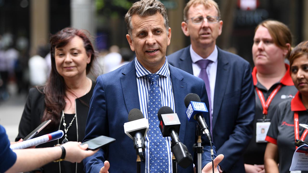 NSW Minister for Transport Andrew Constance says pedestrians need to ‘smarten up’. Picture: AAP Image/Joel Carrett