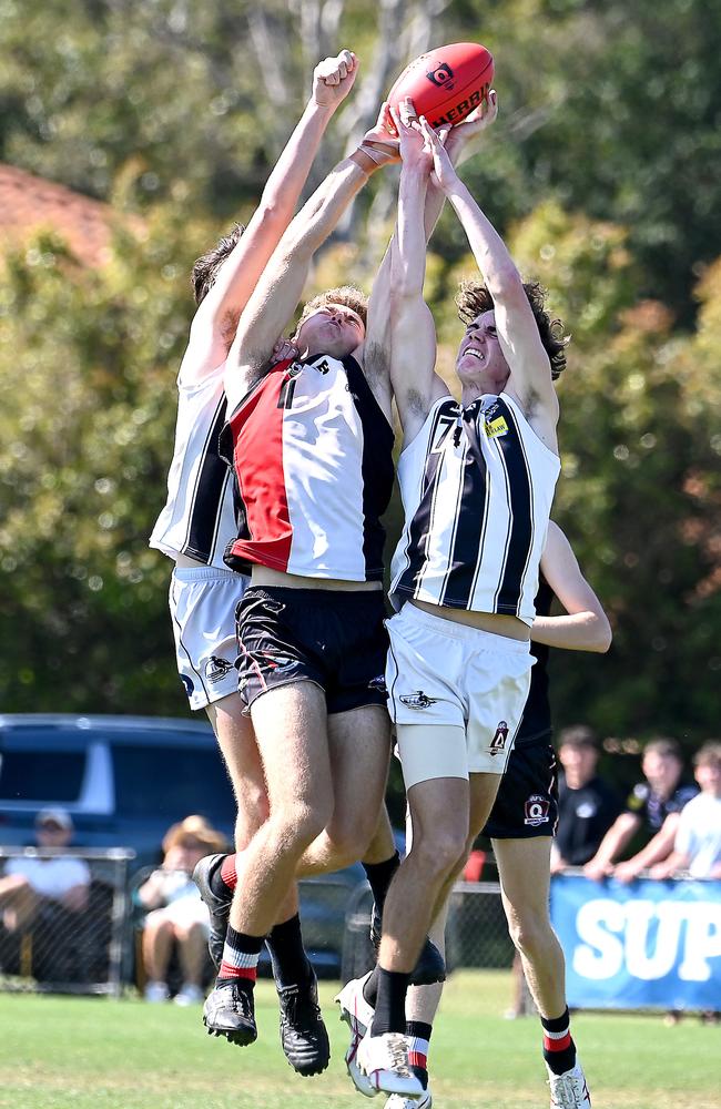 Morningside Vs Sherwood playing in the colts AFL semi final. Saturday September 7, 2024. Picture, John Gass