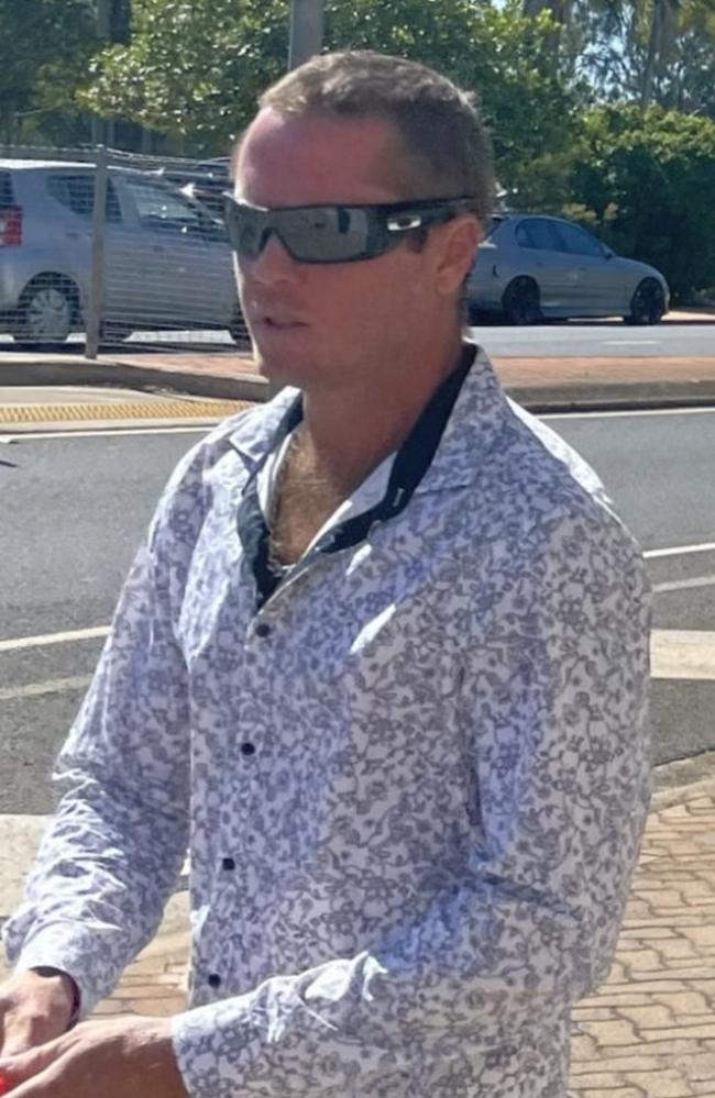 Single father Todd Lloyd McMahon got into a fight with another patron of a Gin Gin hotel which left blood on the floor.