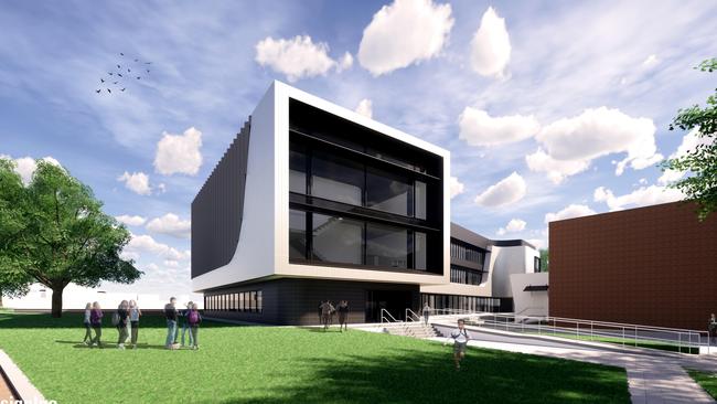 Artist’s impression of the Glenunga International High School development. Picture: Supplied by the Education Department