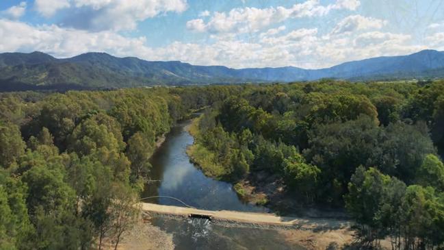 The site of Labor’s proposed Pioneer-Burdekin Pumped Hydro project