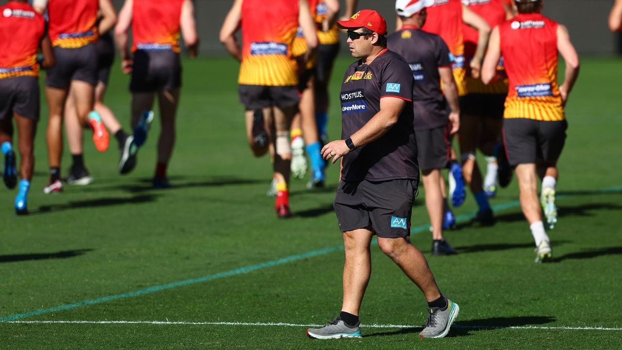 Suns coach Stuart Dew isn’t taking success for granted. Picture: Chris Hyde / Getty Images