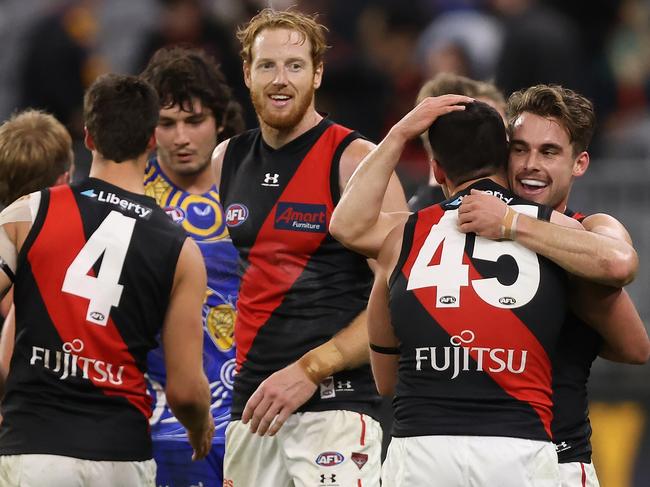 The Bombers stood up when it counted on Saturday night. (Photo by Paul Kane/Getty Images)