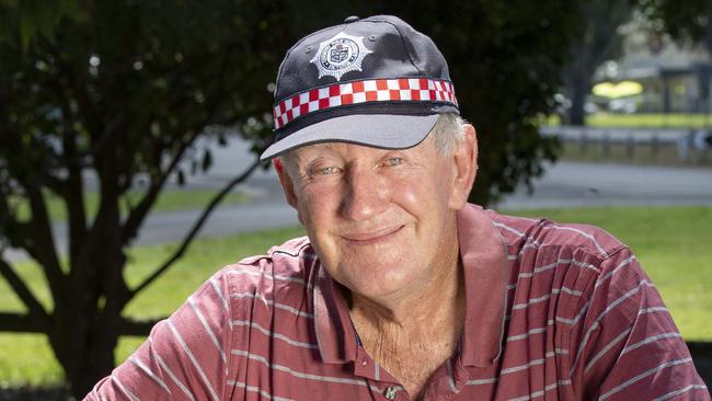 ASH WEDNESDAY: Owen O'KeefeOwen O'Keefe was captin of the Cudgee-Ballengeich fire brigade on Ash Wednesday. PICTURED: Owen O'Keefe at the Ash Wednesday memorial in Panmure.PICTURE: ZOE PHILLIPS