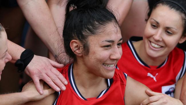 Darebin Falcons star Darcy Vescio is on the sidelines. Picture:Wayne Ludbey