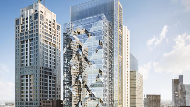 An artist’s impression of Dexus’s 80 Collins Street tower in Melbourne