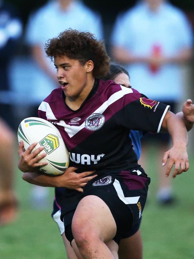 Mackenzie Baty enjoying the game. Picture Glenn Hampson