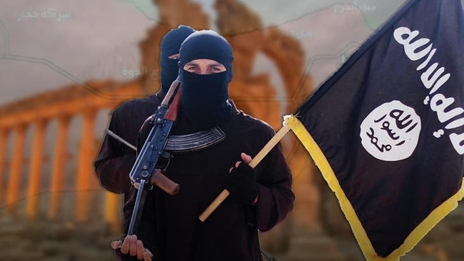 Islamic State fighters in Syria. Picture; al-Arabiya TV.