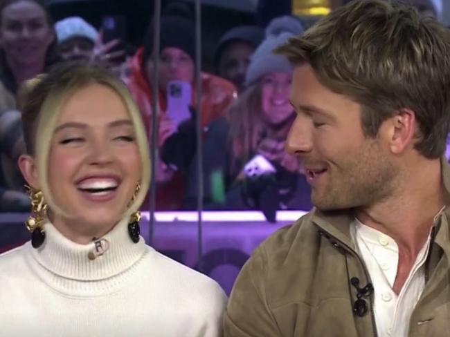 Sydney Sweeney and Glen Powell were in fits of giggles throughout the TV chat.