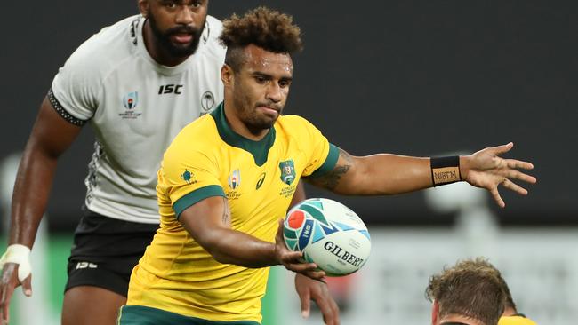 Will Genia helped steer Australia out of trouble against Fiji. Picture: Getty Images