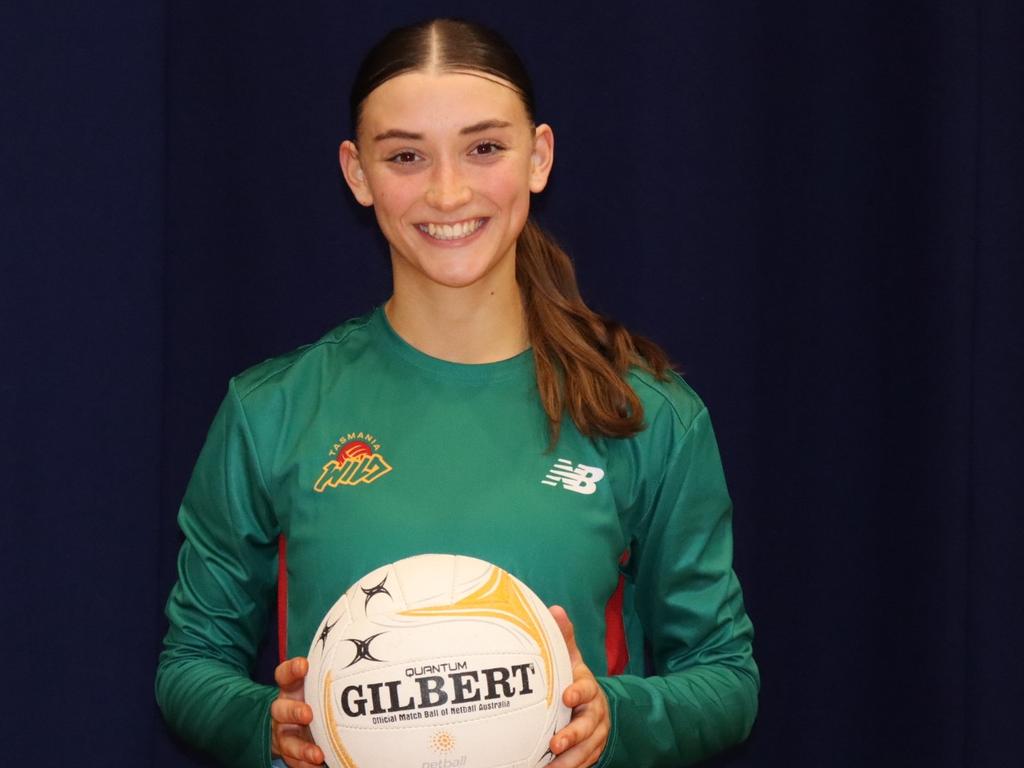 Gemma Collyer has been selected to play for Tasmania Wild. Picture: Tasmania Netball
