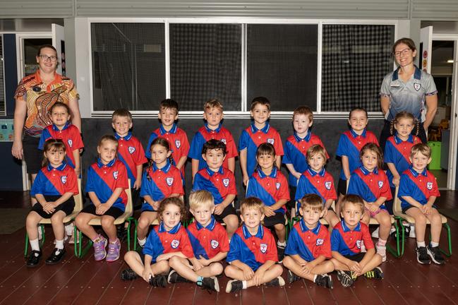 Walkerston State School Prep A Mrs Kimberly Patti, Mrs Michelle Cunningham Back Row: Ellie, Chase, Lennox, Oliver, Tyler, Spencer, Sarah, Alexis Middle Row: Hannah, Annalise, Odie, Gabe, Amelia, Riley, Mia, Heath Front Row: Tobias, Alex, Corbin, Reeve, Jack Absent: Willow, Levi, Amelie Picture: Michaela Harlow