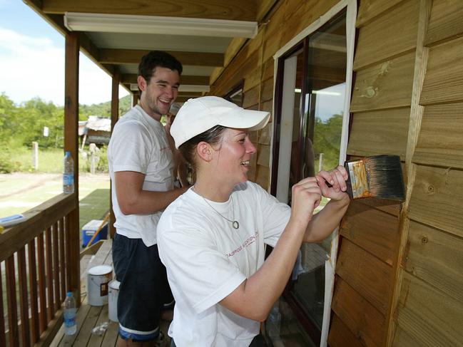 Trisha, Broadbridge’s partner, survived the tsunami and was named Young Australian of The Year in 2006 for her charity work on Phi Phi Island.