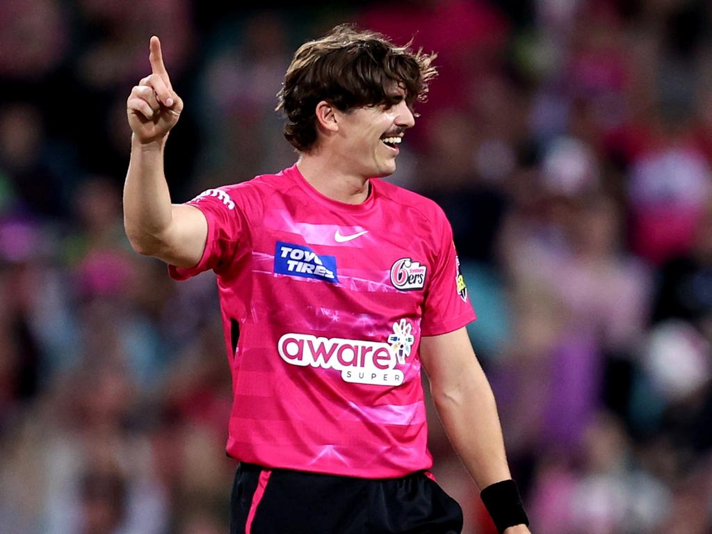 Sean Abbott and the Sixers have a round 1 double. Picture: Brendon Thorne/Getty Images