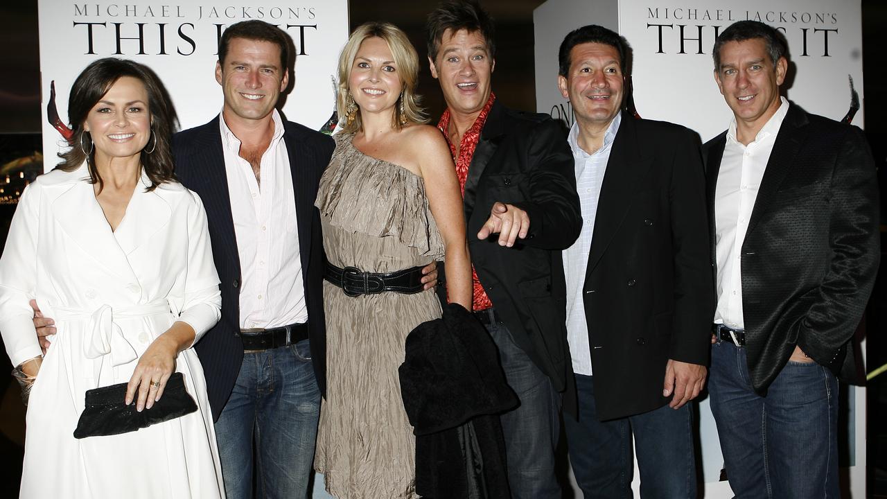 Then Today Show cast at the 'This Is It' film premiere: Lisa Wilkinson, Karl Stefanovic, Georgie Gardner, Richard Reid, Roy Spagnola Cameron Williams 