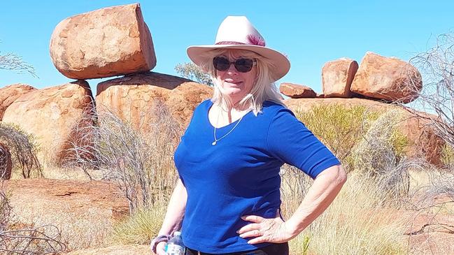 Keryn and her husband packed up their life in Brisbane five years ago to travel the country in their caravan to connect and inspire people. Picture: Supplied.