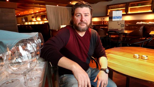 Scott Pickett at his restaurant Matilda 159 Domain. Picture: David Geraghty