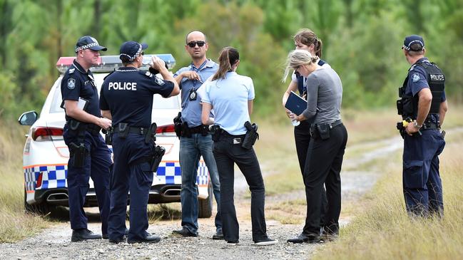 Police investigate after the discovery of two bodies in a car on the Sunshine Coast.