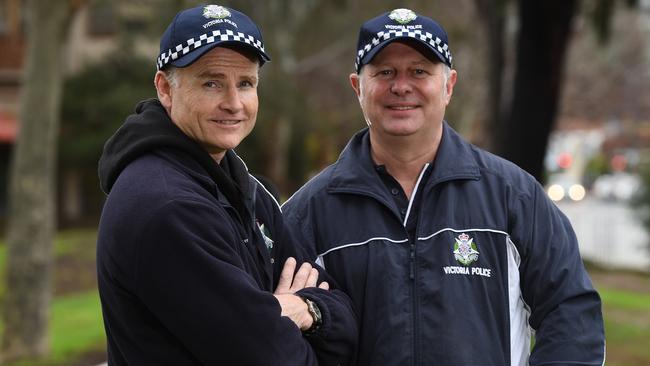 Leading Sen-Constable Chris McGeachan and Leading Sen-Constable Tony Brewin. Picture: David Smith