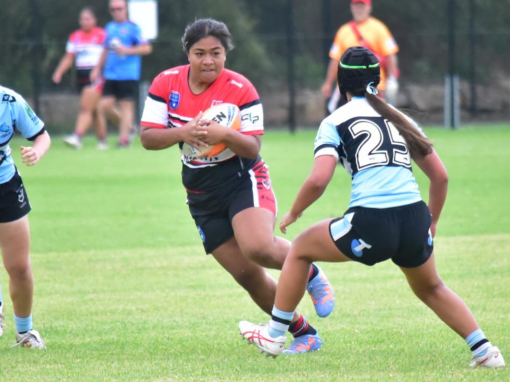 Kathreen Siale of the North Sydney Bears Lisa Fiaola Cup side. Picture: James Baird