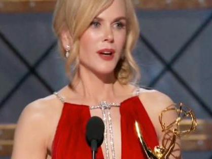 2017 Emmys: Nicole Kidman wins an Emmy Award.