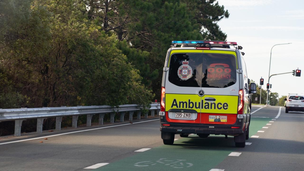 Emergency services responded to a call of a single vehicle crash into a ditch on the D’Aguilar Highway near Moore just after 9.30am on Saturday morning.
