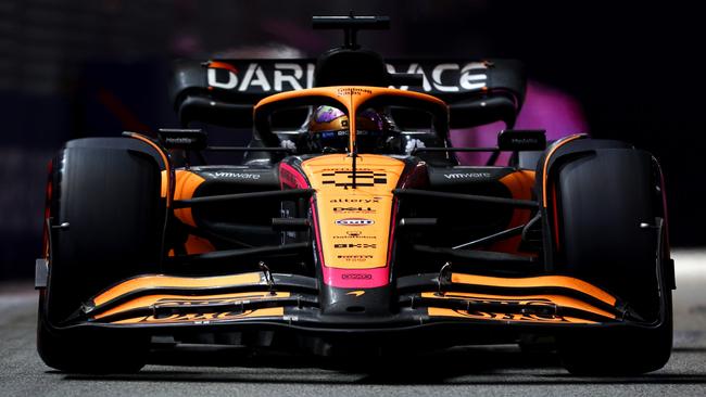 Daniel Ricciardo of Australia driving the (3) McLaren