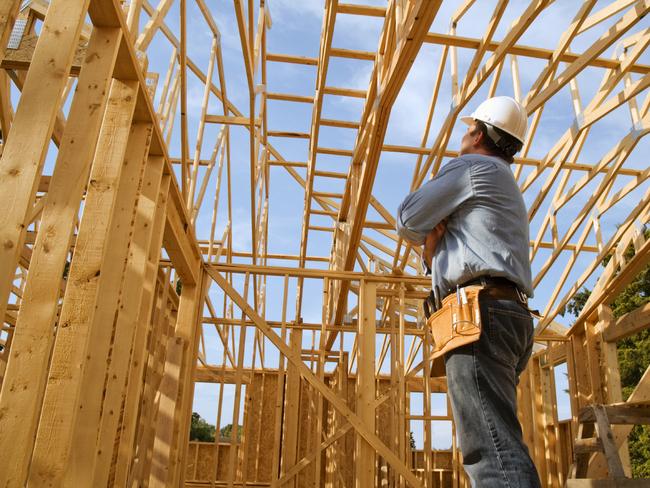 Construction companies are relying on JobKeeper more than any other sector in South Australia, new figures show. Picture: iStock