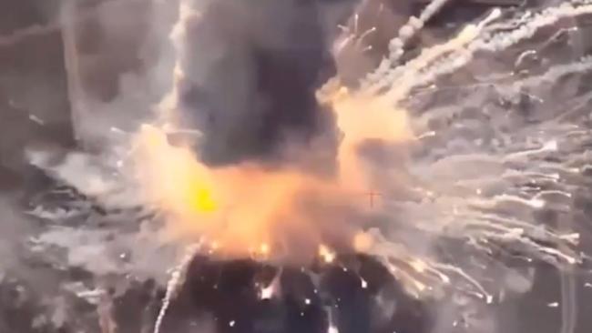 Ukraine uses a new super missile to attack Russian forces. Picture: Supplied