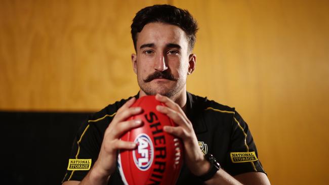 Richmond ruckman Ivan Soldo was the fourth-last player picked in his rookie draft. Picture: AAP Image/Scott Barbour