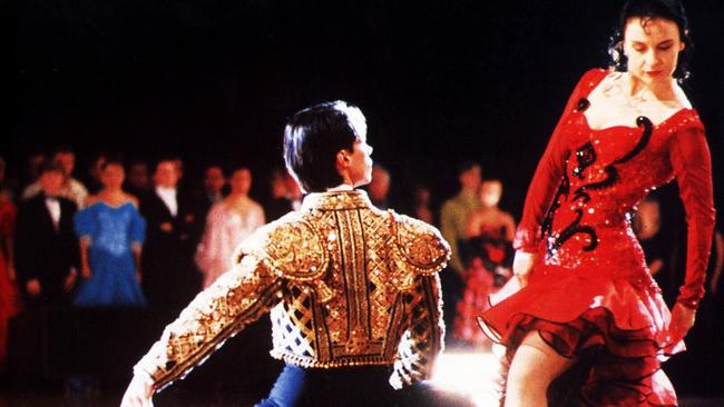 The neighbour claims there is no dance school and they have done nothing wrong. Pictured is Paul Mercurio and Tara Morice in scene from the hit film Strictly Ballroom. Supplied.