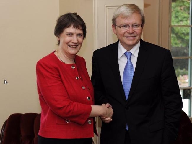 Kevin Rudd has wished former New Zealand prime minister Helen Clarke well with her nomination.