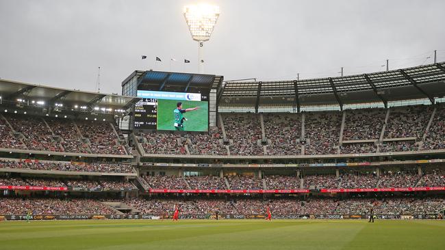 MCG can expect a smaller than usual crowd for the T20 international. Picture: Scott Barbour/Getty