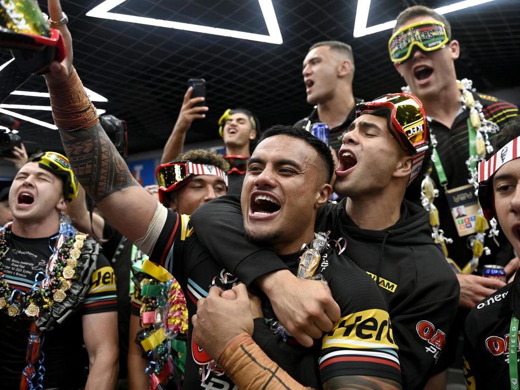 Spencer Leniu won three premierships with Penrith. Picture: NRL Photos/Gregg Porteous