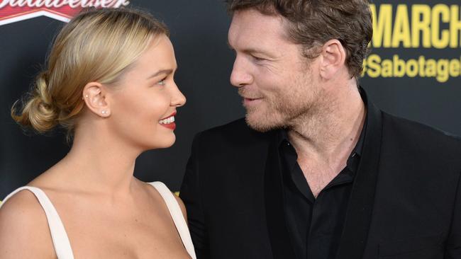 Lara Bingle and actor Sam Worthington are loving being parents.