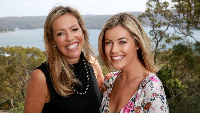 Nicola Dale with her daughter, Sky News reporter Gabriella Power. Picture: Damian Shaw